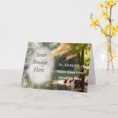 In Memoriam Notification Kaart (Gele Bloem)