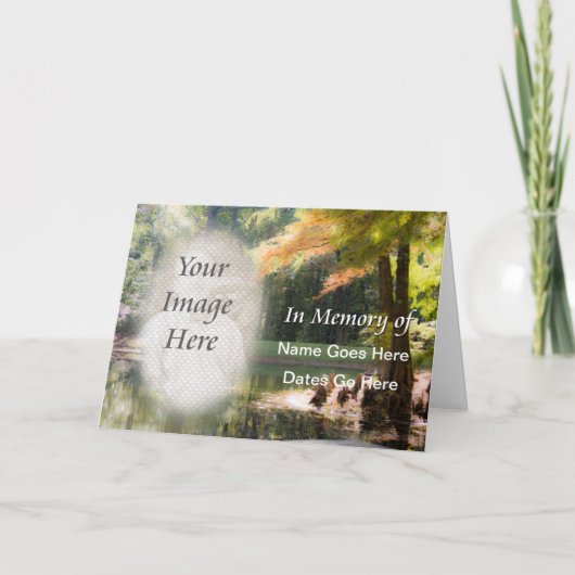 In Memoriam Notification Kaart (Voorkant)