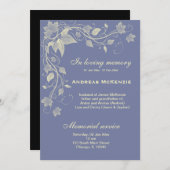 In Memoriam Programmakaart (Voorkant / Achterkant)