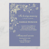 In Memoriam Programmakaart (Voorkant)
