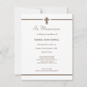 In Memoriam Religieuze Death Notice Foto Aankondiging (Achterkant)