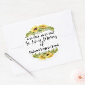 In Memoriam Sticker (Envelop)