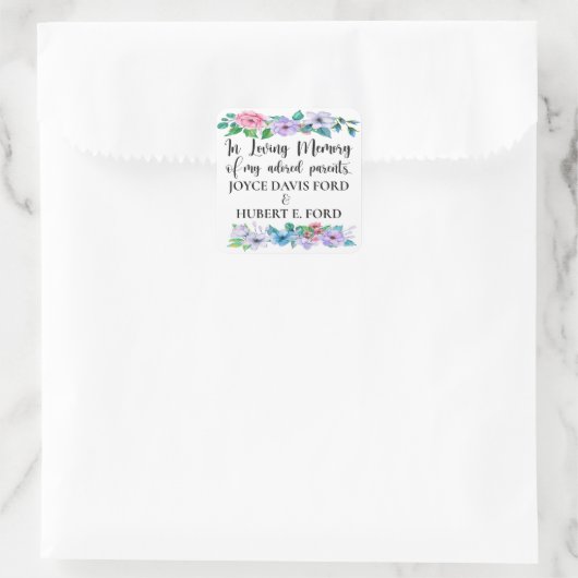 In Memoriam Sticker (Tas)