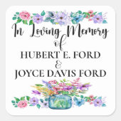 In Memoriam Sticker (Voorkant)