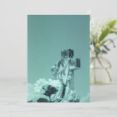 In memoriam sympathie kaart (Staand voorkant)