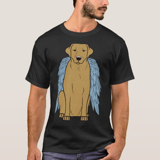 In Memoriam Yellow Lab T-shirt (Voorkant)