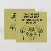 In Memory Begrafenisreceptie (Voorkant / Achterkant)