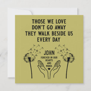 In Memory Begrafenisreceptie