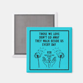 In Memory Begrafenisreceptie Magneet (Voorkant / Achterkant)