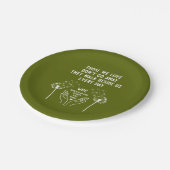 In Memory Begrafenisreceptie Papieren Bordje (Gekanteld)