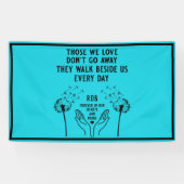 In Memory Begrafenisreceptie Spandoek (Horizontaal)