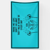 In Memory Begrafenisreceptie Spandoek (Verticaal)