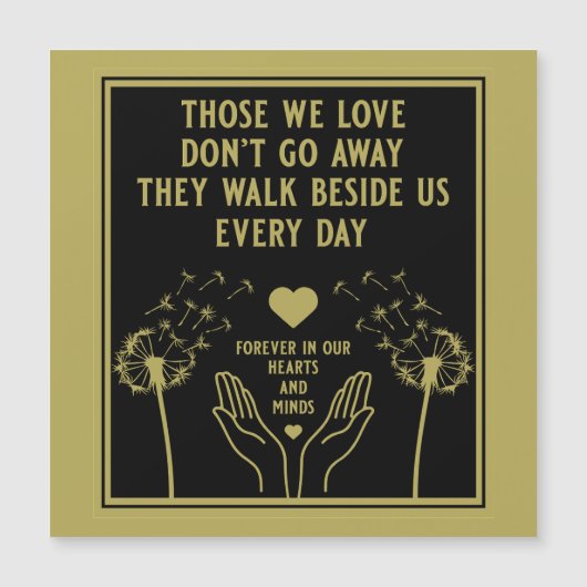 In Memory Bereavement and Loss Photo Print (Voorkant)