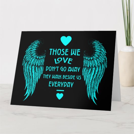 In Memory Bereavement and Loss Photo Print Kaart (Voorkant)