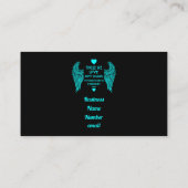 In Memory Bereavement and Loss Photo Print Kaart W Visitekaartje (Achterkant)