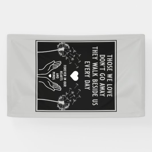 In Memory Bereavement and Loss Photo Print Spandoek (Horizontaal)