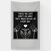 In Memory Bereavement and Loss Photo Print Spandoek (Verticaal)