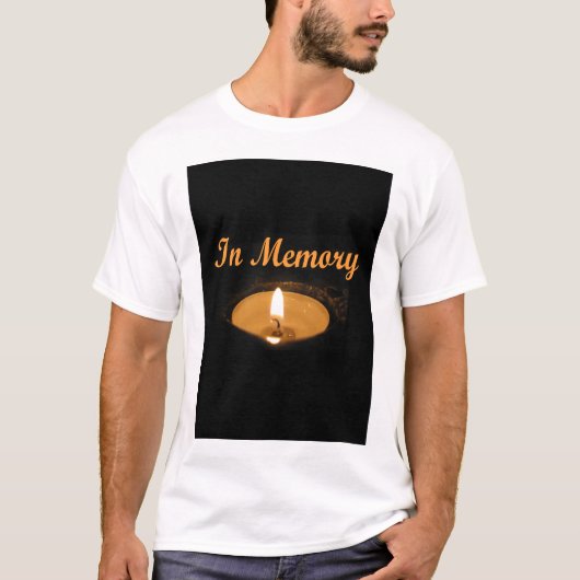 In Memory Candle Glow T-shirt (Voorkant)