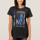 In Memory Cousin Suicide Awareness Prevention Amer T-shirt (Voorkant)