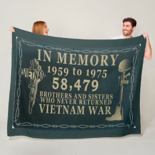 IN MEMORY FLEECE BLANKET DEKEN