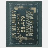 IN MEMORY FLEECE BLANKET DEKEN (Voorkant)