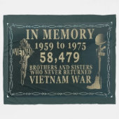 IN MEMORY FLEECE BLANKET DEKEN (Voorkant (Horizontaal))