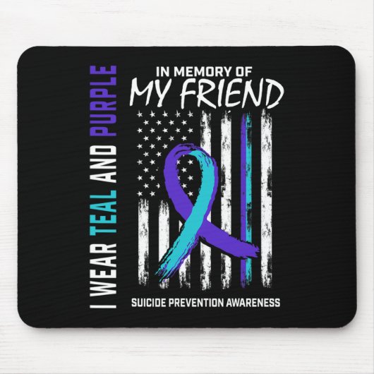 In Memory Friend Suicide Awareness Prevention Amer Muismat (Voorkant)