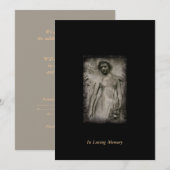 In Memory Funeral Memorial Notice Aankondiging (Voorkant / Achterkant)