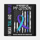 In Memory Godson Suicide Awareness Prevention Amer Magneet (Voorkant)