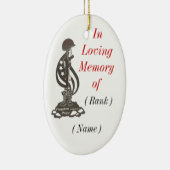 In Memory Kerstversiering Keramisch Ornament (Rechts)