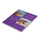 In Memory, Love Remains Tegeltje (Zijkant)