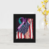 In Memory of Brother in Law Zelfmoordbewustzijn Ve Kaart (Gele Bloem)