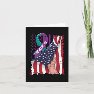 In Memory of Brother in Law Zelfmoordbewustzijn Ve Kaart