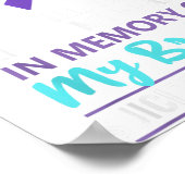 In Memory Of Brother Suicide Awareness Prevention Poster (Hoek)