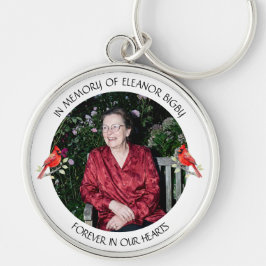 In Memory of | Cardinal Memorial Keepsake Sleutelhanger