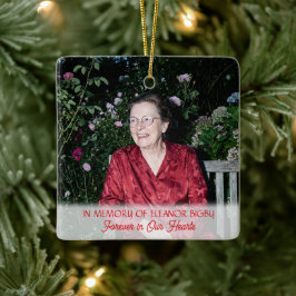 In Memory of | Cardinal Poem Memorial Keepsake Keramisch Ornament