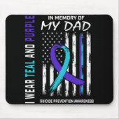 In Memory Of Dad Suicide Awareness Prevention Amer Muismat (Voorkant)
