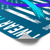 In Memory Of Dad Suicide Prevention Awareness Amer Poster (Hoek)