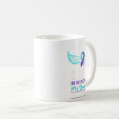 In Memory Of Daughter Suicide Awareness Prevention Koffiemok (Voorkant rechts)