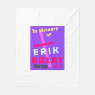 In Memory of Erik Bulatov Fleece Deken
