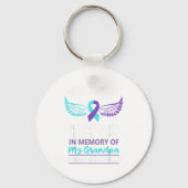 In Memory Of Grandpa Suicide Awareness Prevention Sleutelhanger (Voorkant)