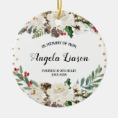 In Memory of Mam Kerstversiering Keramisch Ornament (Voorkant)