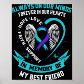 In Memory Of My Friend Suicide Awareness Prev  Poster (Voorkant)