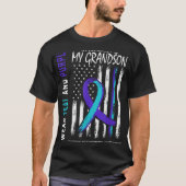In Memory Of My Grandson Suicide Awareness Prevent T-shirt (Voorkant)