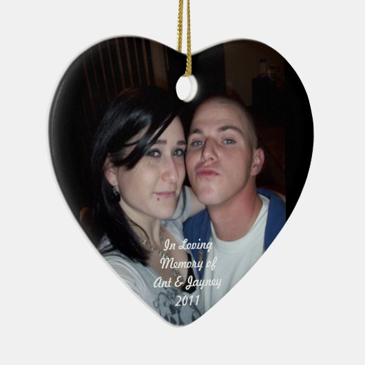 In Memory of the Anthony & Jayney Watson Ornament (Rechts)