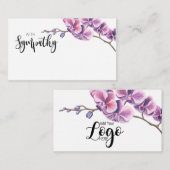 In Memory Sympathie Memorial Angel bloemistenkaart Notitiekaartje (Voorkant / Achterkant)