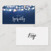 In Memory Sympathie Memorial Angel bloemistenkaart Notitiekaartje (Voorkant / Achterkant)