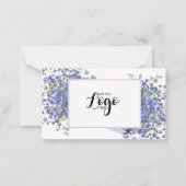 In Memory Sympathie Memorial Angel bloemistenkaart Notitiekaartje (Achterkant)