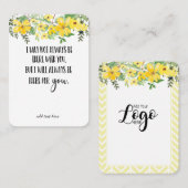 In Memory Sympathy Memorial Angel keepomwille gift Visitekaartje (Voorkant / Achterkant)