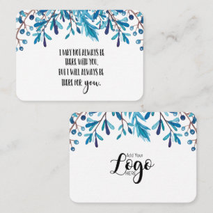 In Memory Sympathy Memorial Angel keepomwille gift Visitekaartje